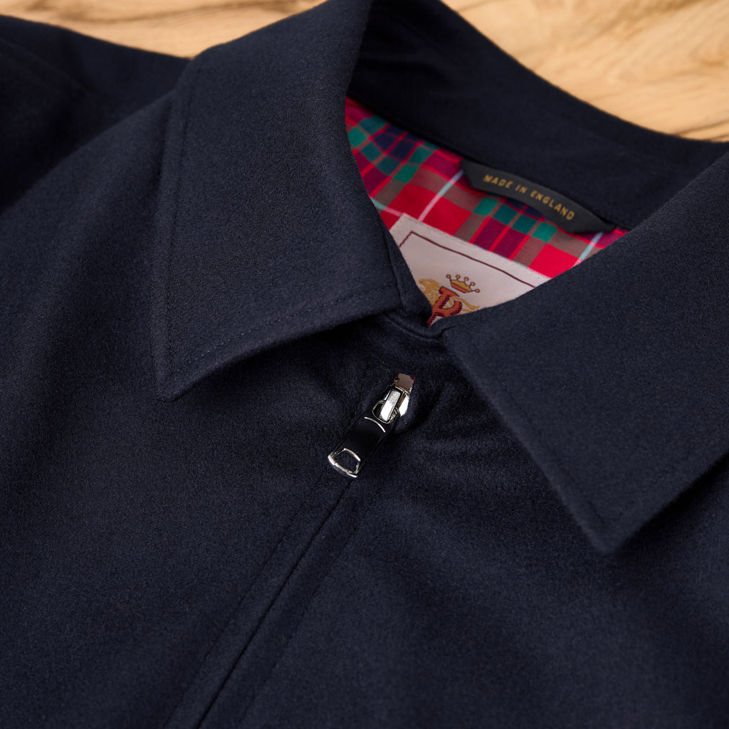 baracuta | g18 melton jacket deep blue - Bild 4
