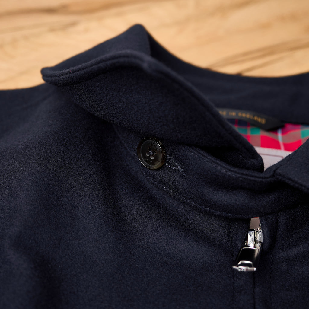 baracuta | g18 melton jacket deep blue - Bild 5