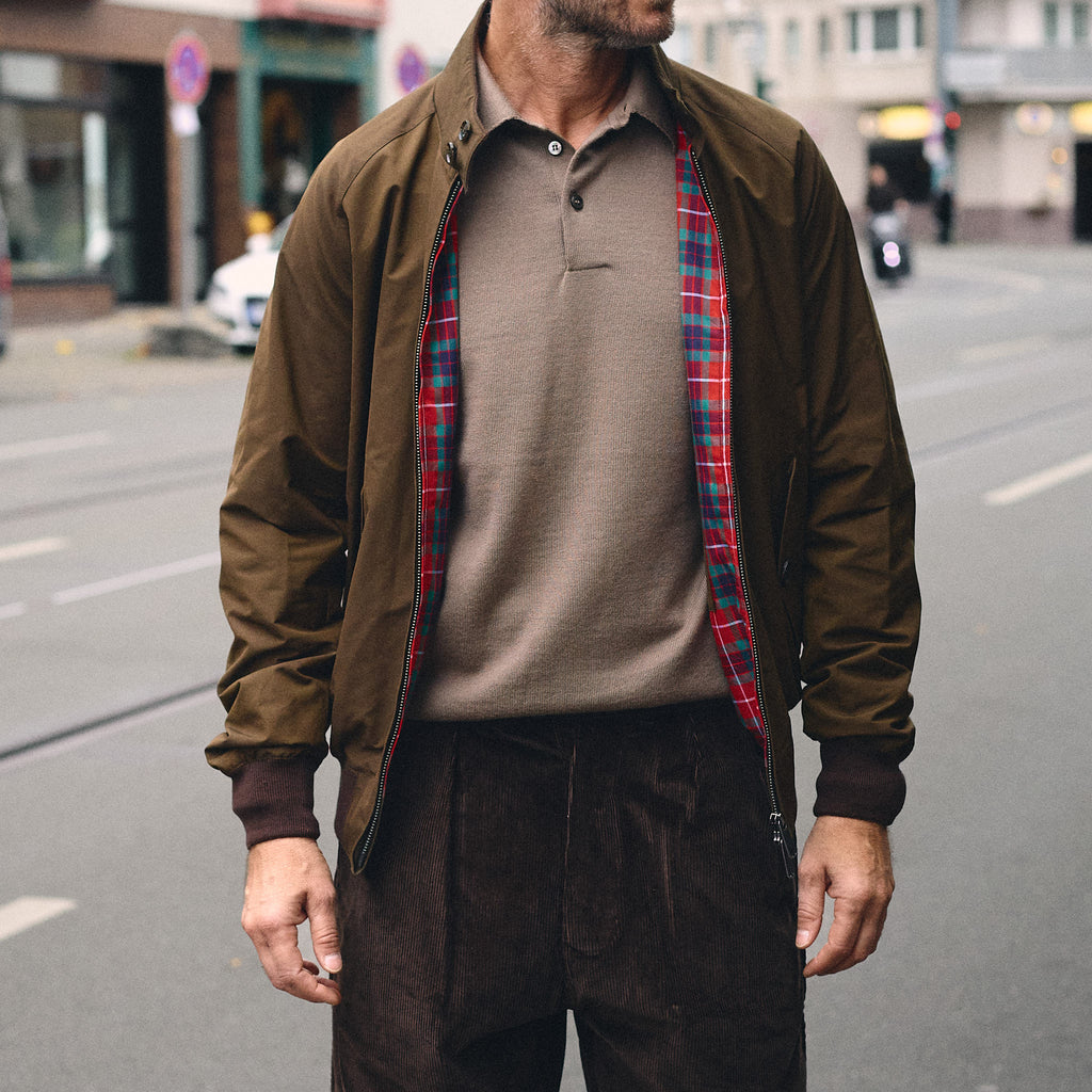 baracuta | g9 classic harrington jacket slate black - Bild 3