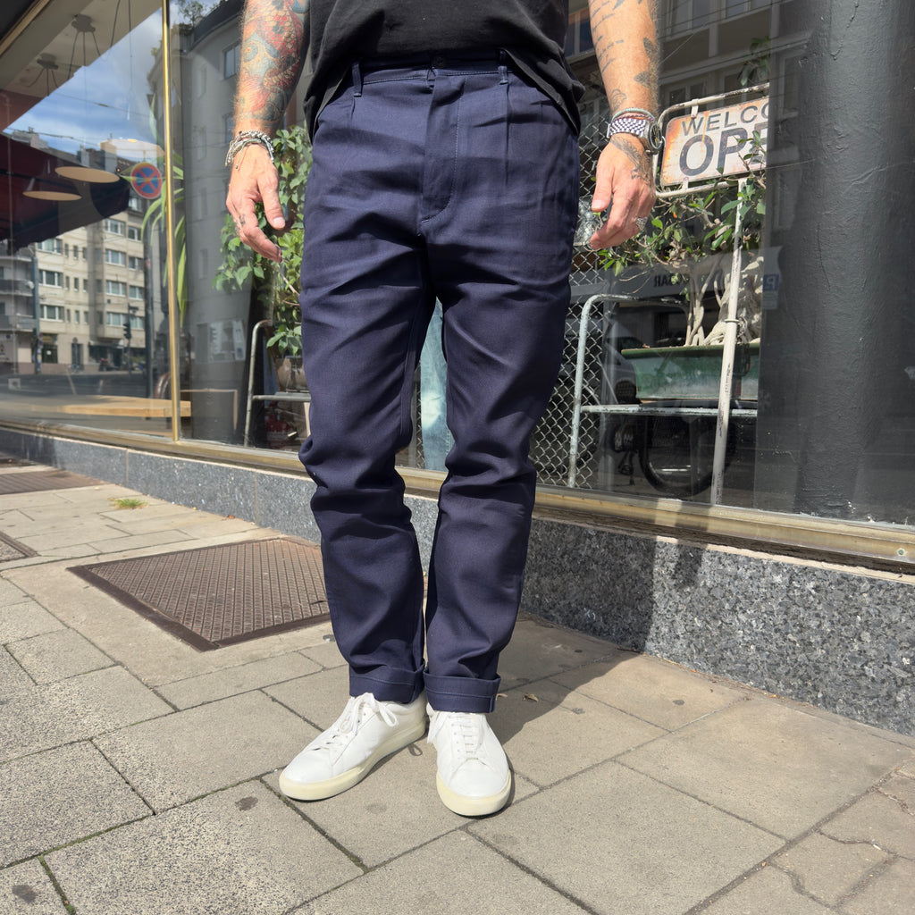 blue blanket | p36 it88 pleated trousers - indigo - Bild 2