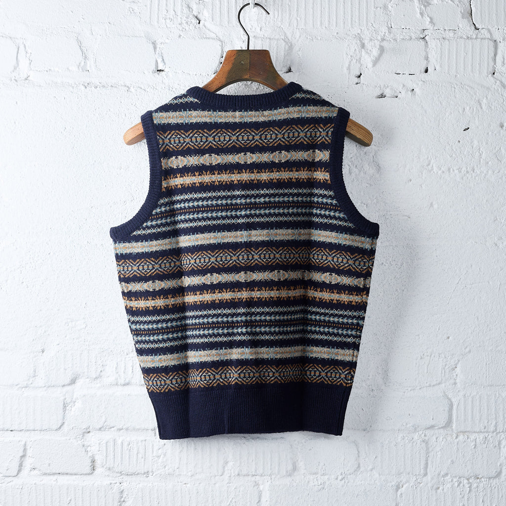 boogie holiday | 10 fair isle vest - navy - Bild 3
