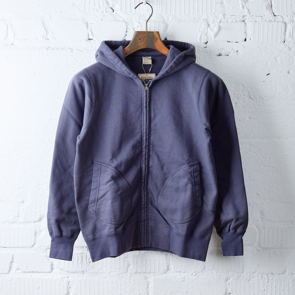 buzz rickson's | br65623 zip sweat parka - navy