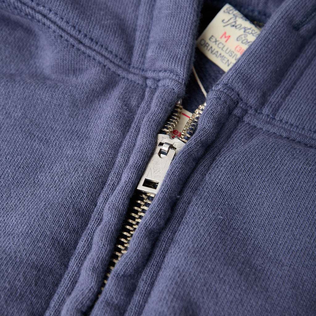 buzz rickson's | br65623 zip sweat parka - navy - Bild 3