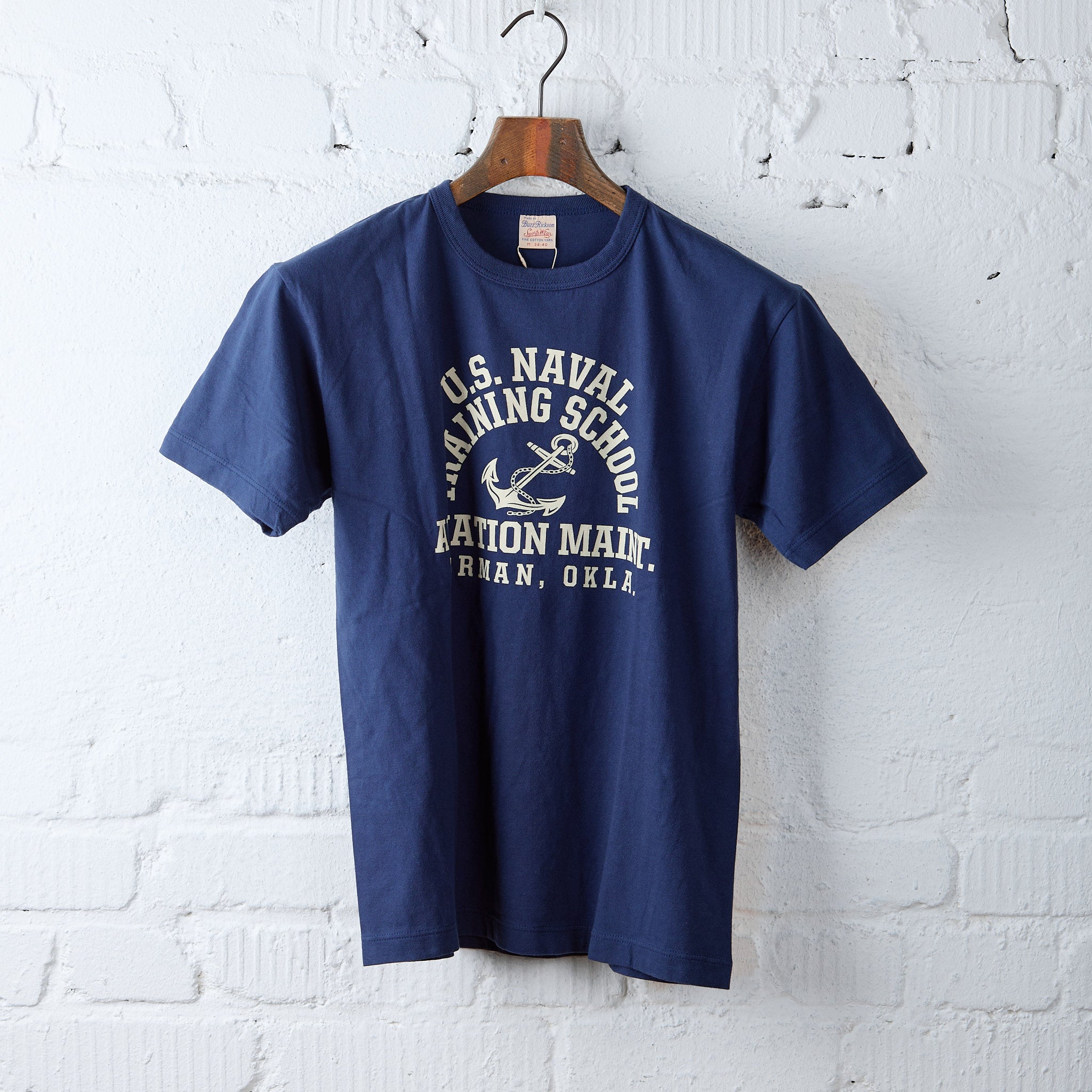 buzz rickson's | br79573 government issue t-shirt u.s. naval