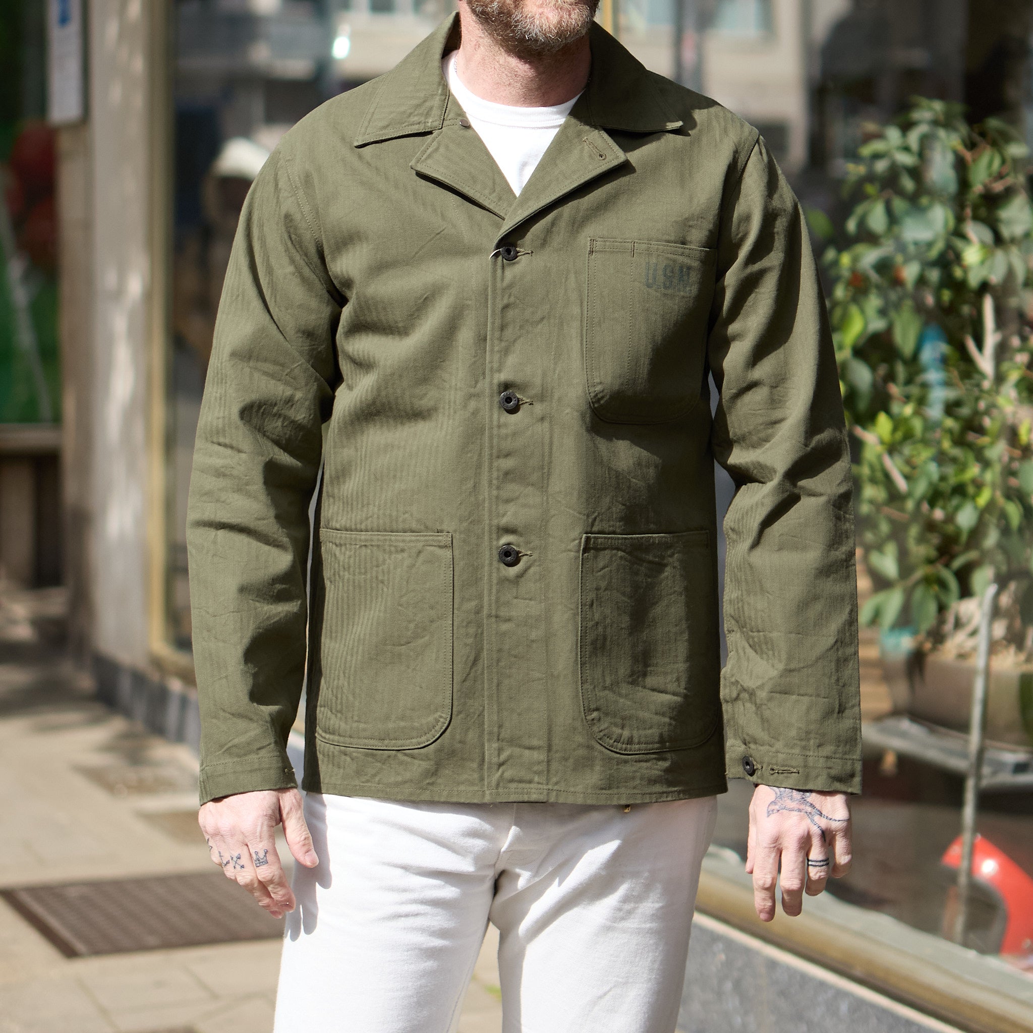 buzz rickson's br14872 n-3 utility jacket olive