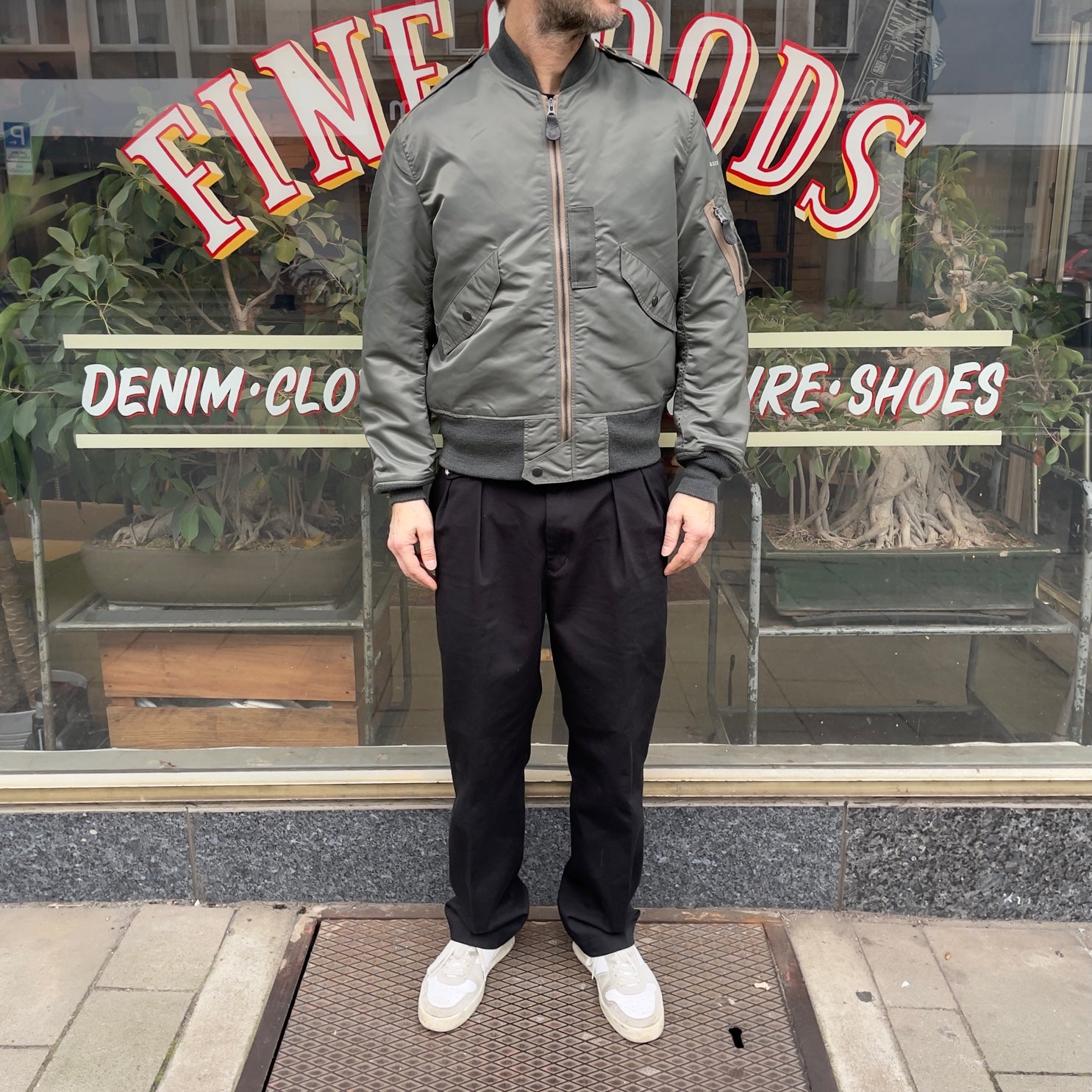 br15411 type l-2 - buzz rickson's 30th anniversary model staff jacket ...