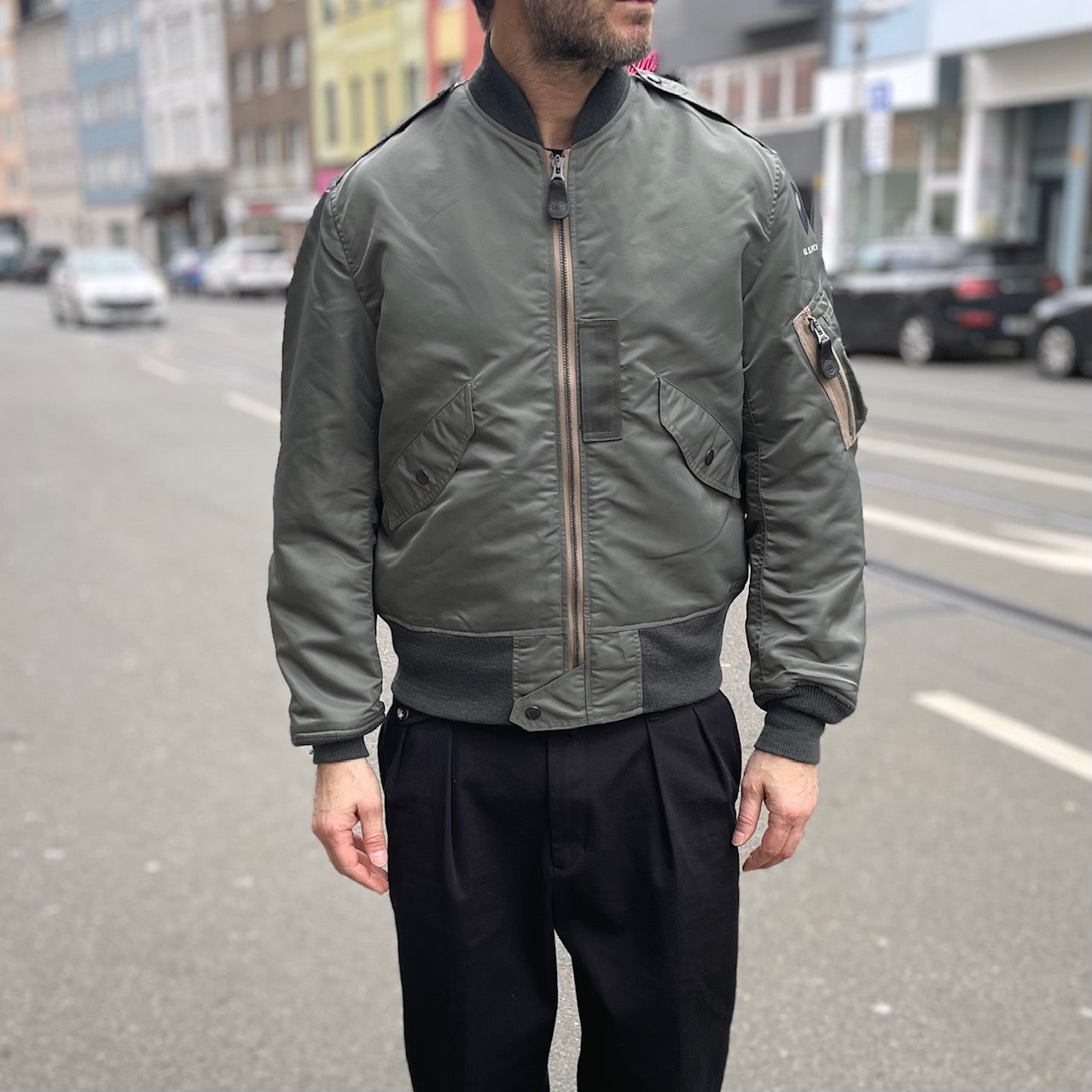 br15411 type l-2 - buzz rickson's 30th anniversary model staff jacket ...