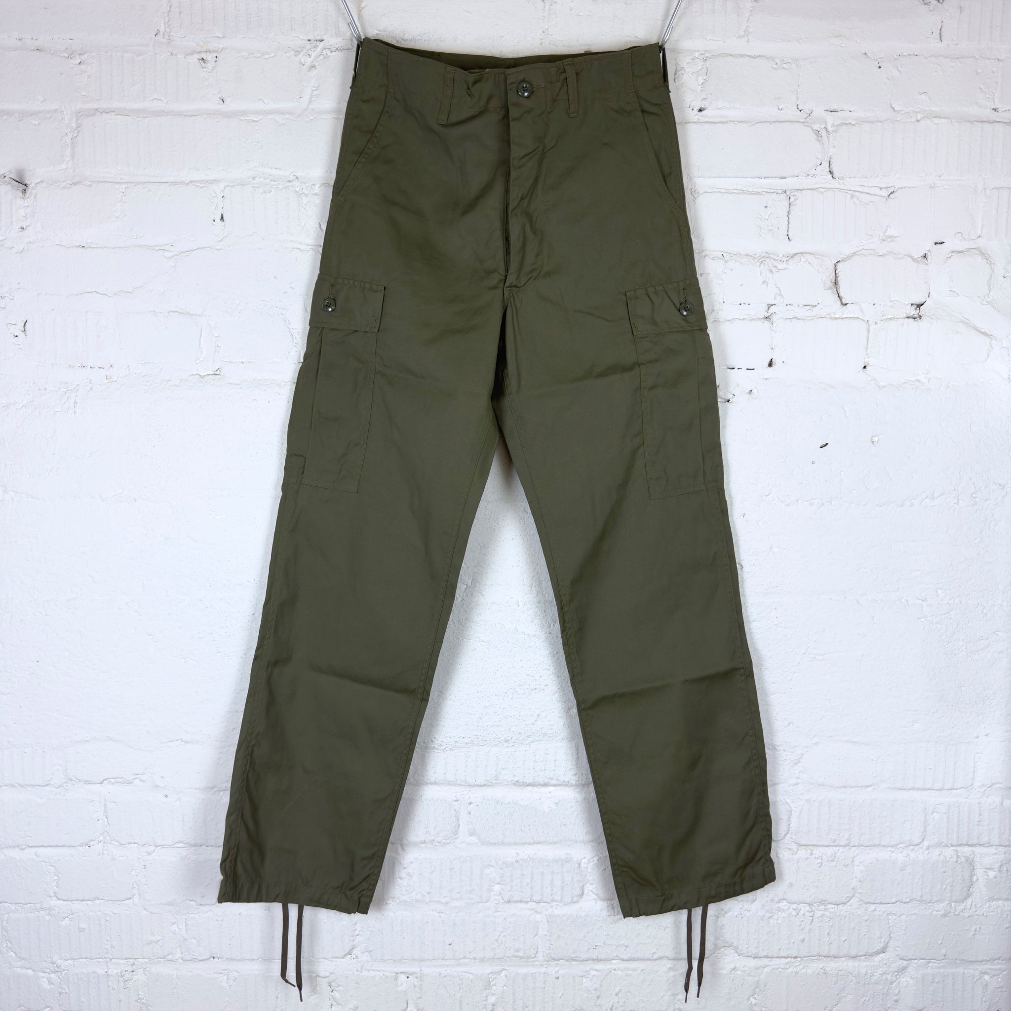 buzz rickson's | br40927 trousers,men's, cotton wind resistant poplin, olive green army shade 107 buzz rickson's | br40927 trousers,men's, cotton wind resistant poplin, olive green army shade 107