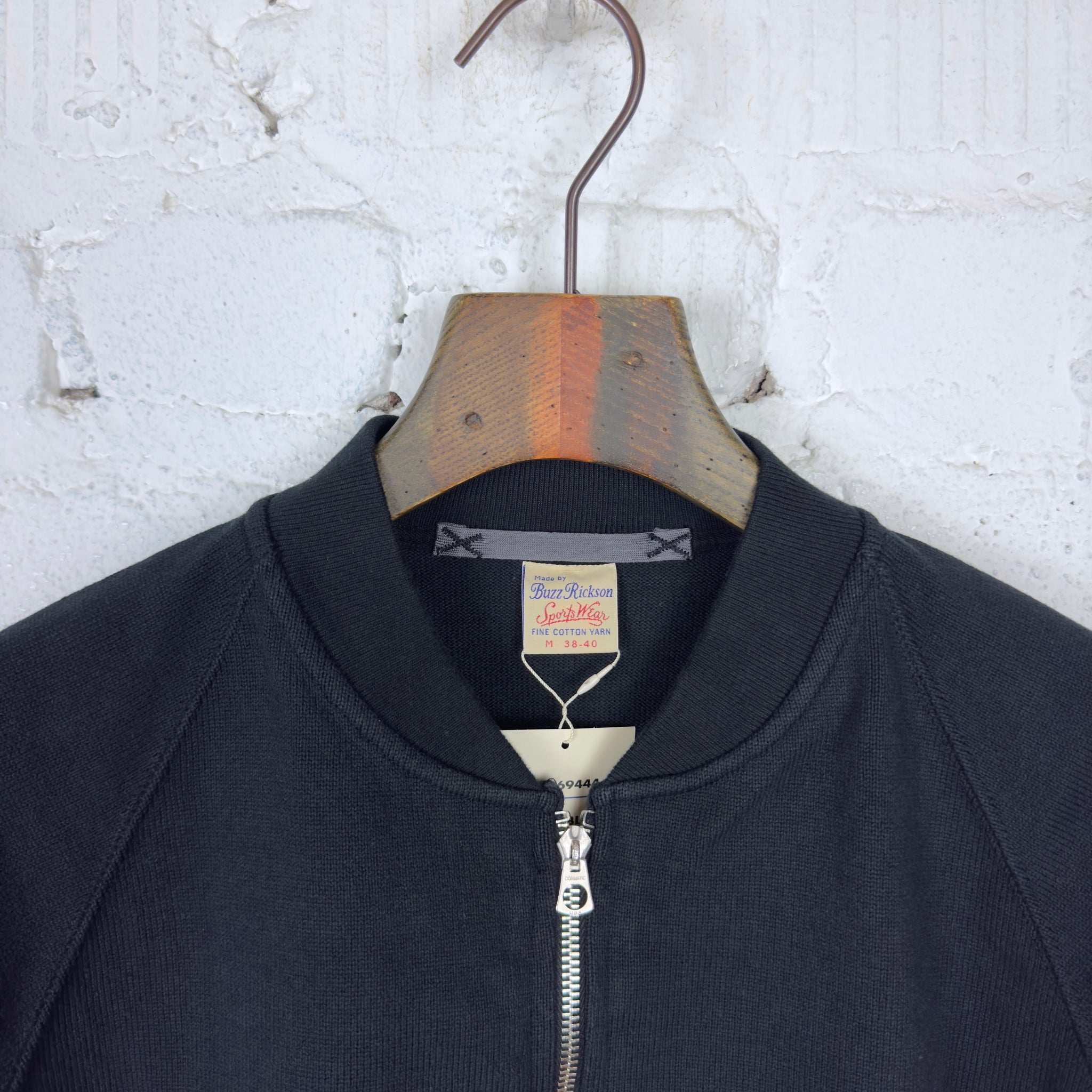 buzz rickson's | br69444 c-2 type heavy cotton jersey - black