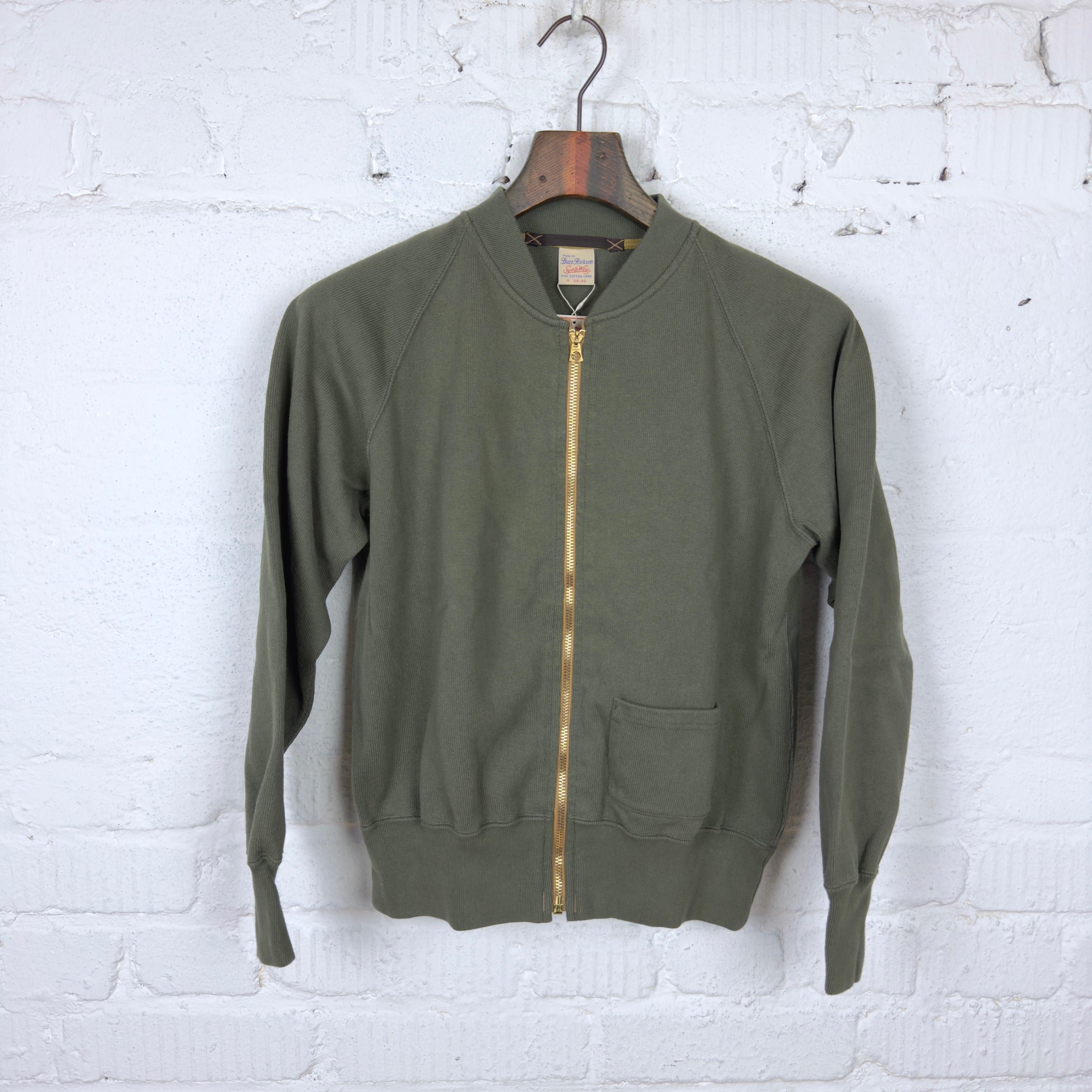 buzz rickson's | br69444 c-2 type heavy cotton jersey - olive