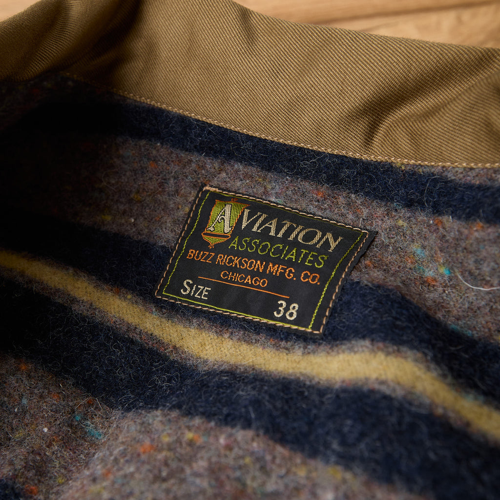 buzz rickson's | br15770 viation associates army working jacket troy blanket lined - Bild 6