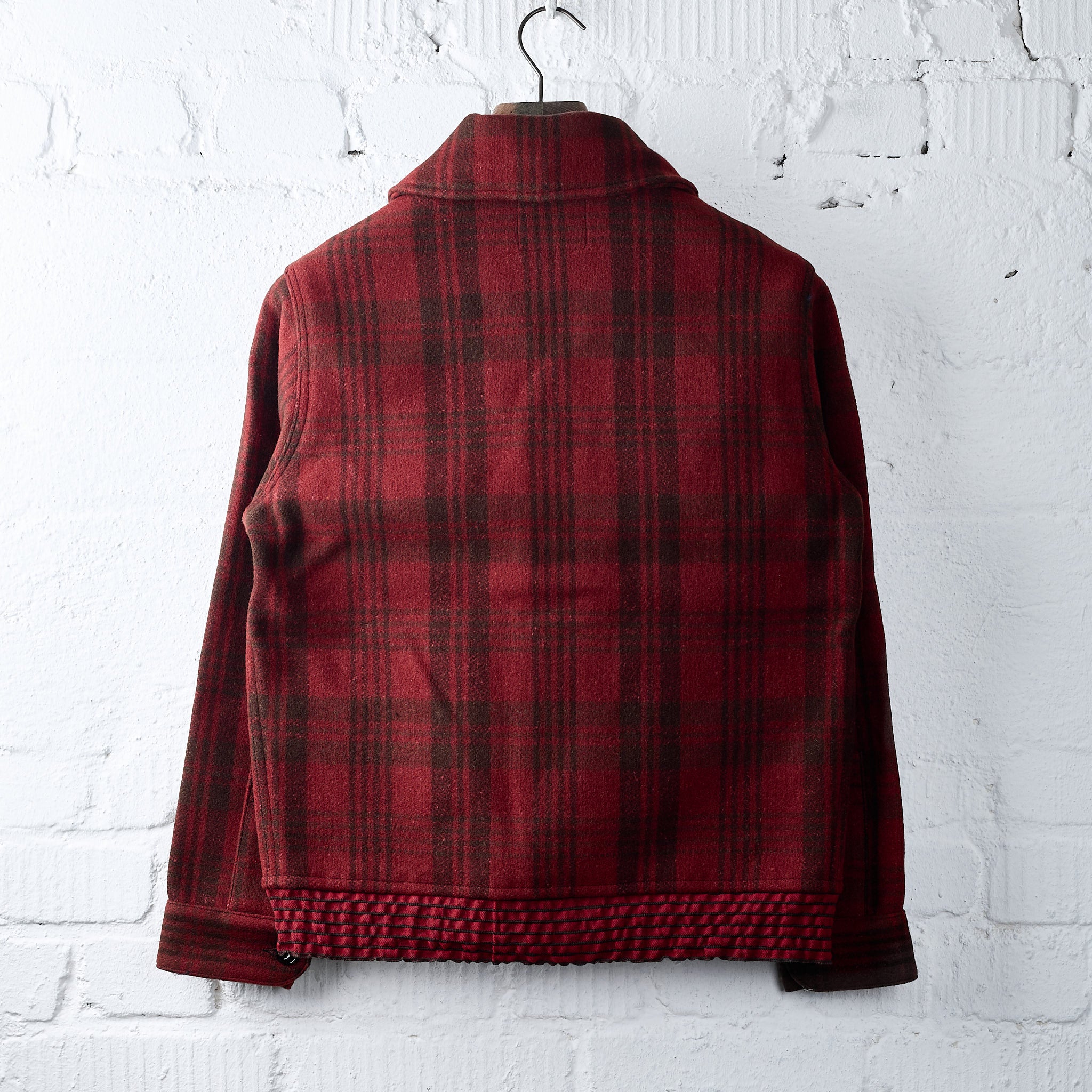 Buzz Rickson Wool buzz rickson's | br15752 jacket, wool, red plaid civilian conservation ...