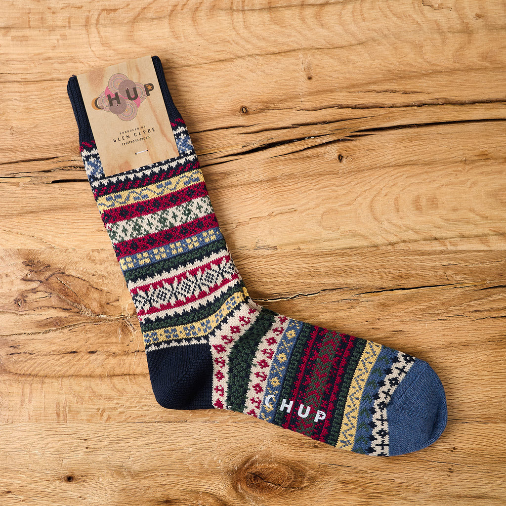 chup socks | cotswolds - ink blue