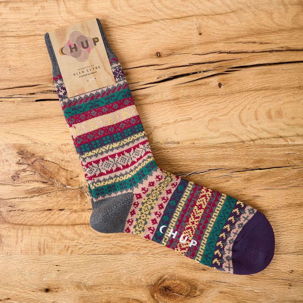 chup socks | cotswolds - smoke