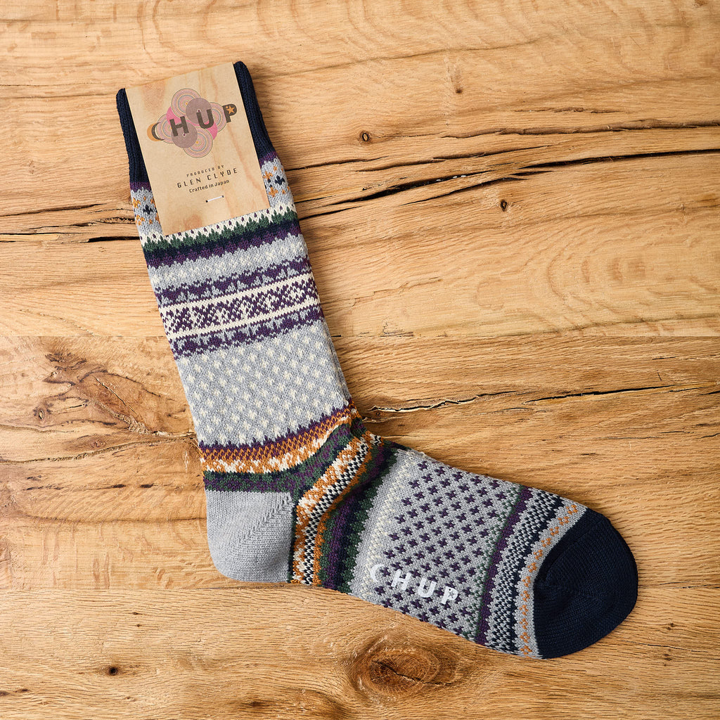 chup socks | skog - ink blue
