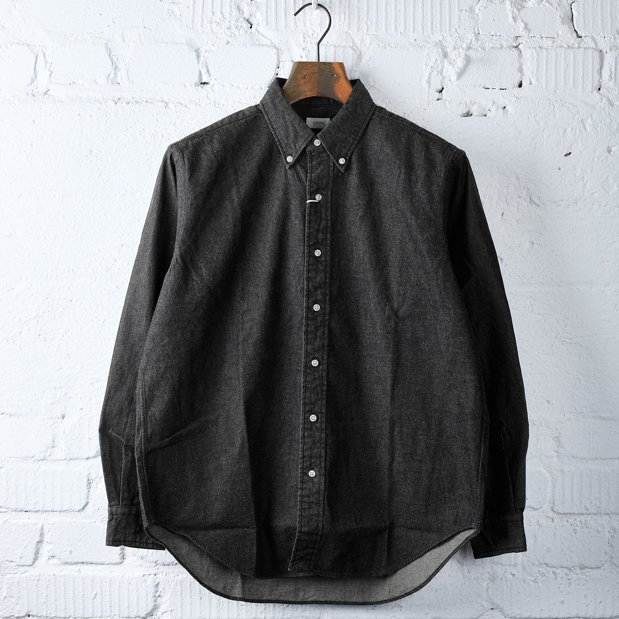 ciota | denim b.d shirt - black (one wash) – stuf|f-official