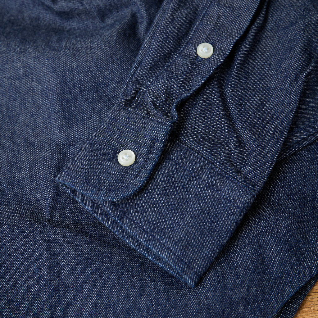 ciota | denim b.d shirt - navy (one wash) - Bild 4