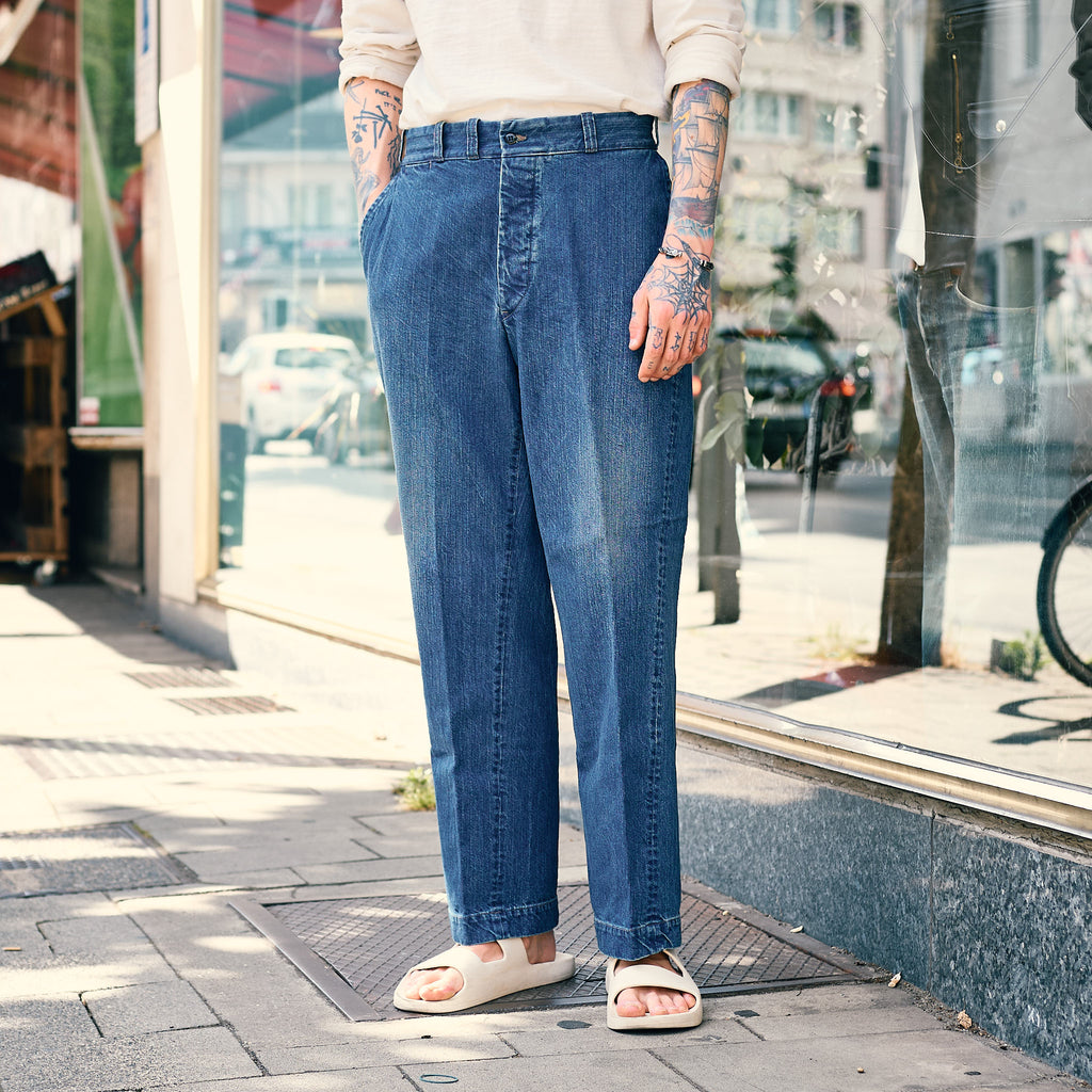 ciota | denim slacks, medium dark blue damage - Bild 2