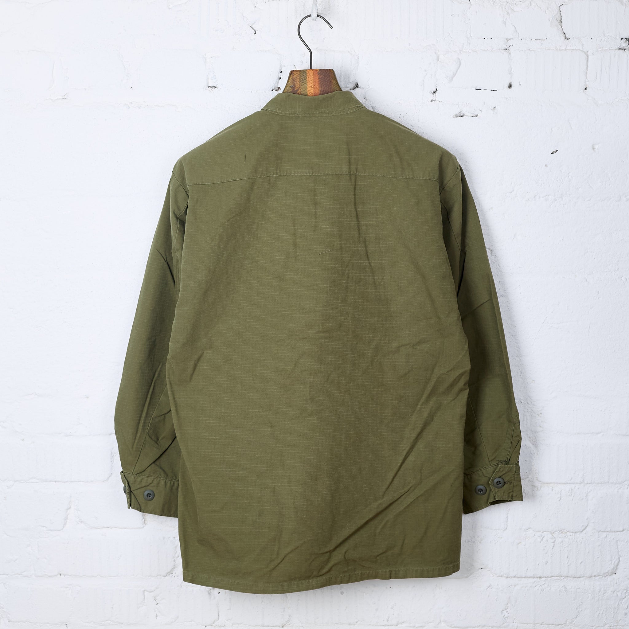 ciota | jungle fatigue jacket (rip-stop / stone wash) - dark olive