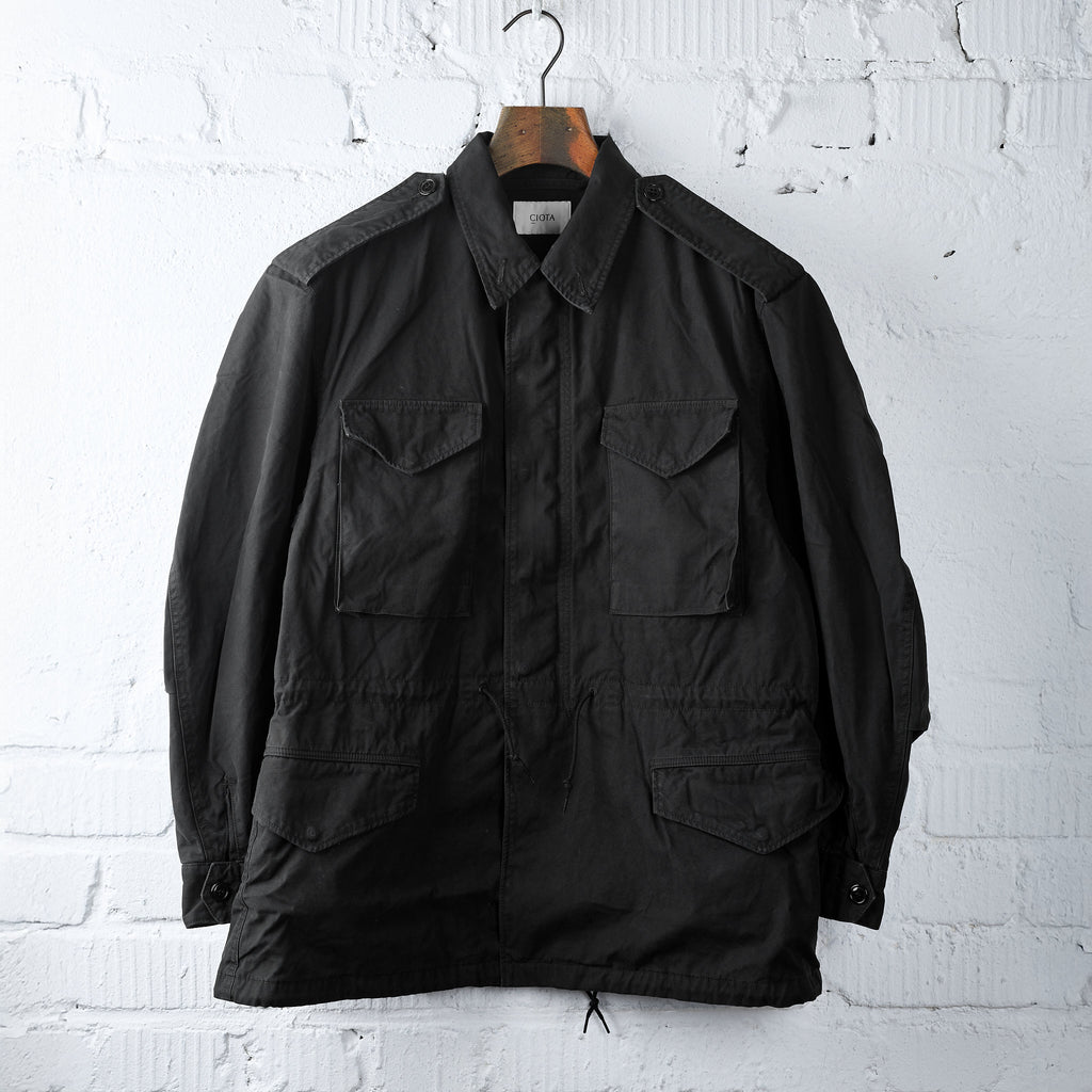 ciota | m-1951 field jacket (stonewash) - black