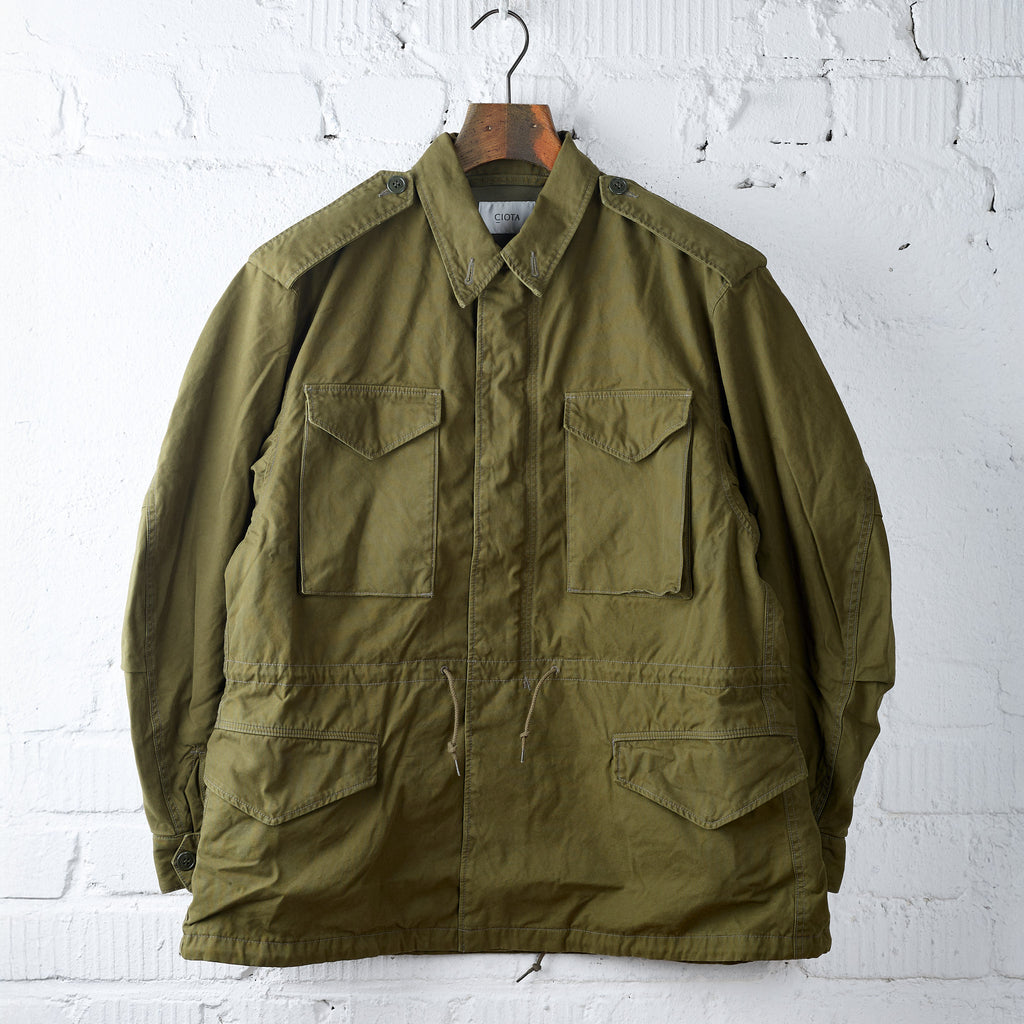 ciota | m-1951 field jacket (stonewash) - dark olive