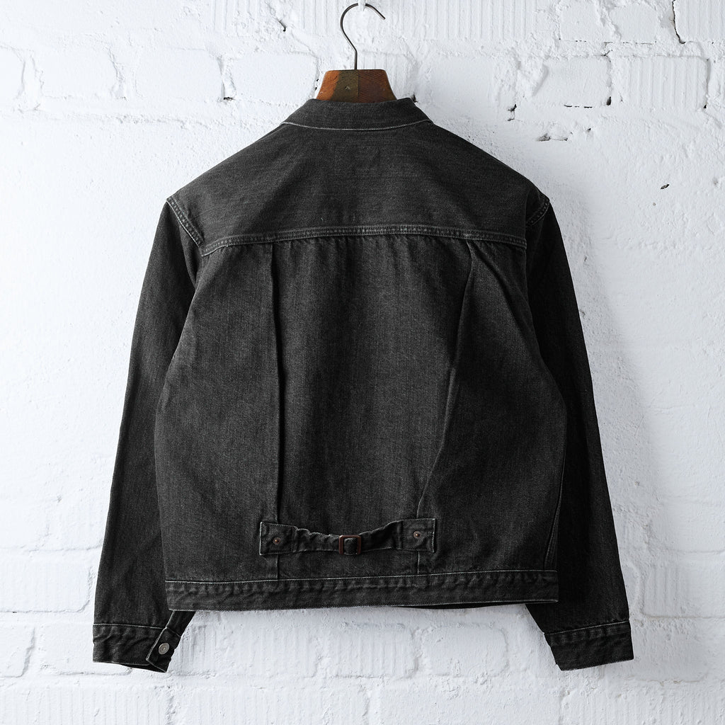 ciota | new single pocket denim jacket - medium black - Bild 2