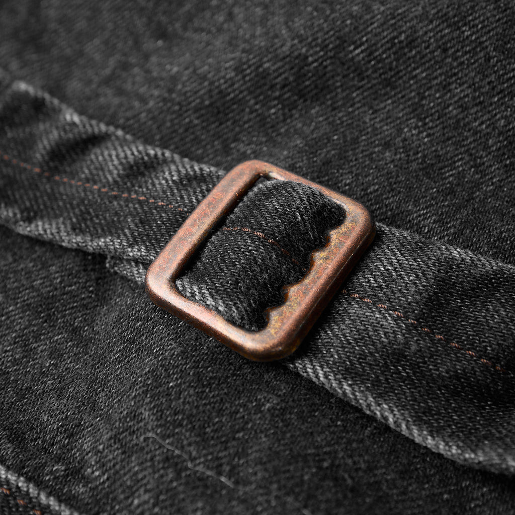 ciota | new single pocket denim jacket - medium black - Bild 5