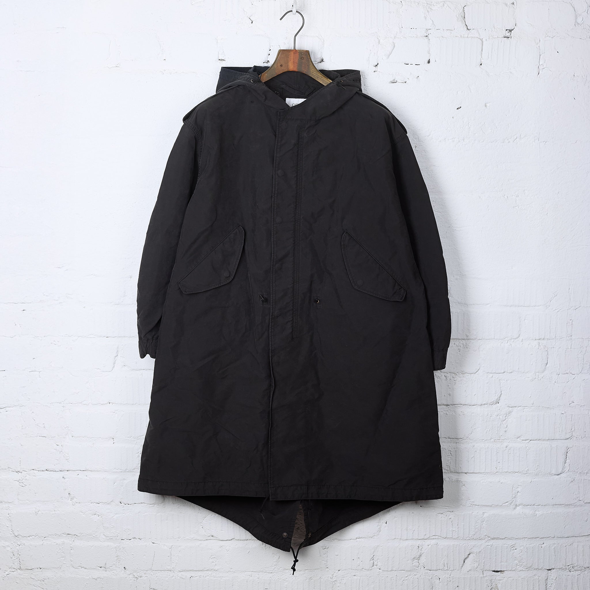ciota | m-1951 parka shell (stonewash) - black – stuf|f-official