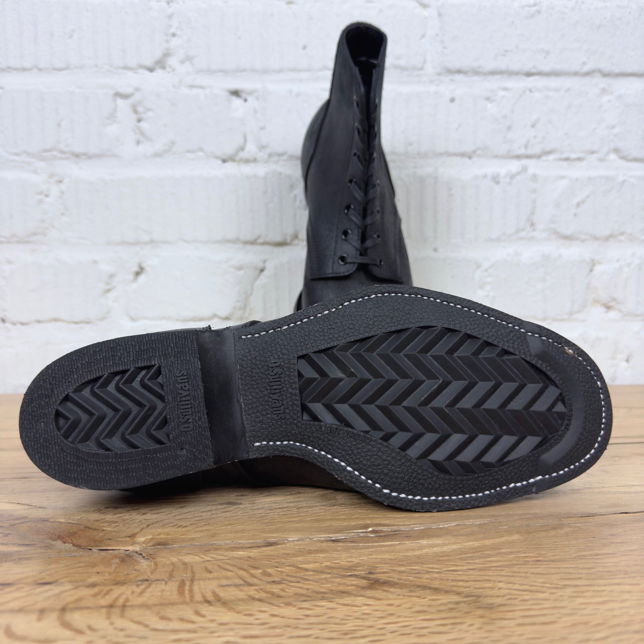 clinch | yeager boots - black roughout – stuf|f-official clinch | yeager boots - black roughout – stuf|f-official