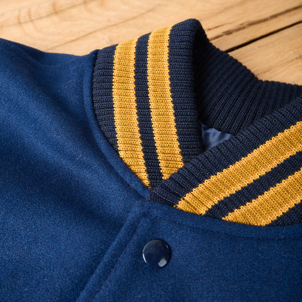 dehen 1920 | 60's club jacket - nittany navy melton wool - Bild 3