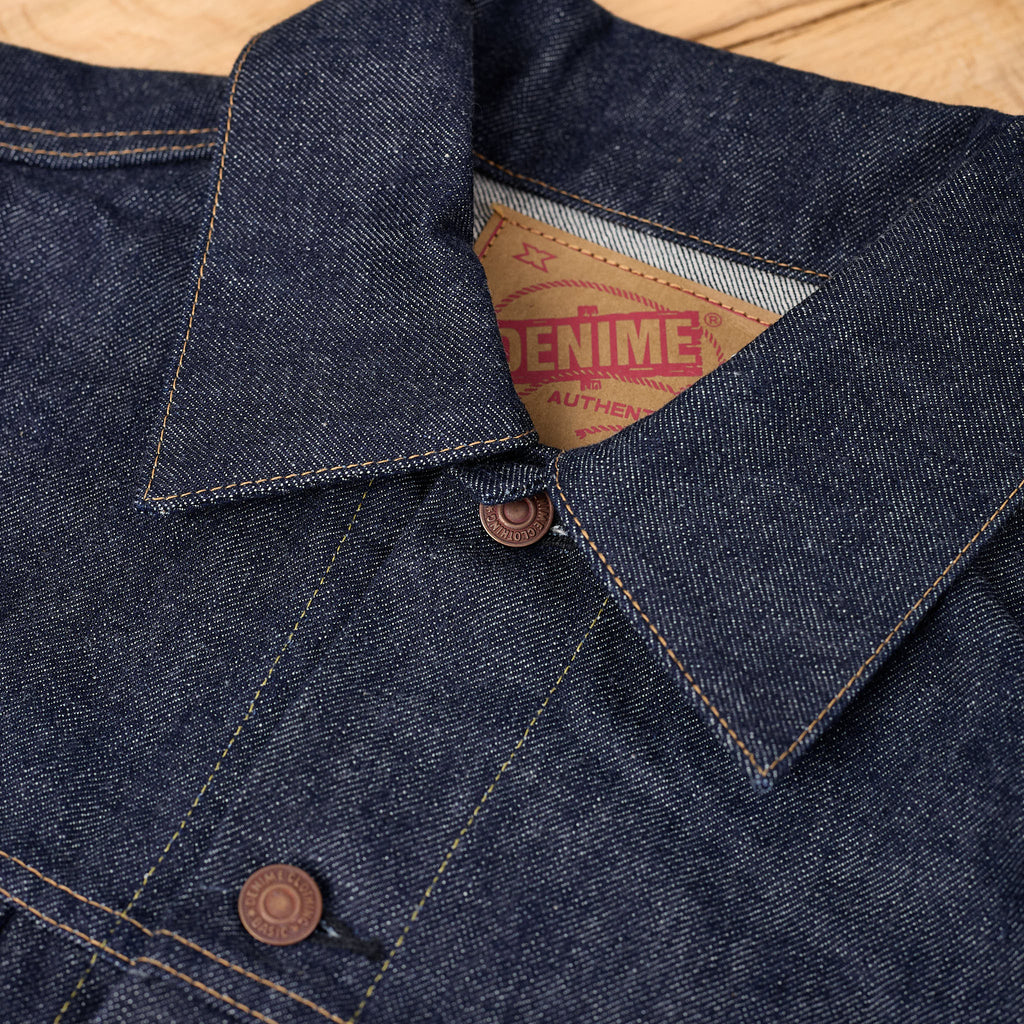 denime | lot. 233 3rd type denime "d" jacket indigo - non wash - Bild 3