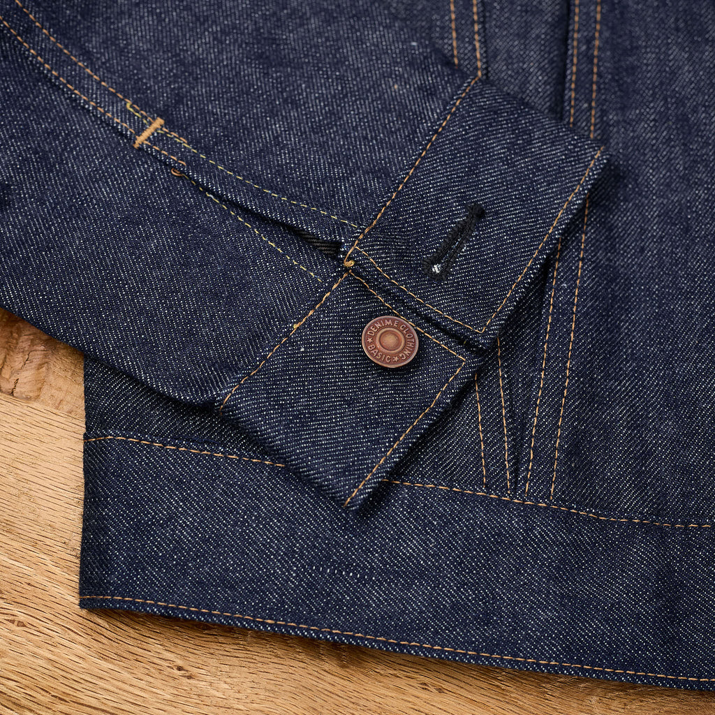 denime | lot. 233 3rd type denime "d" jacket indigo - non wash - Bild 4