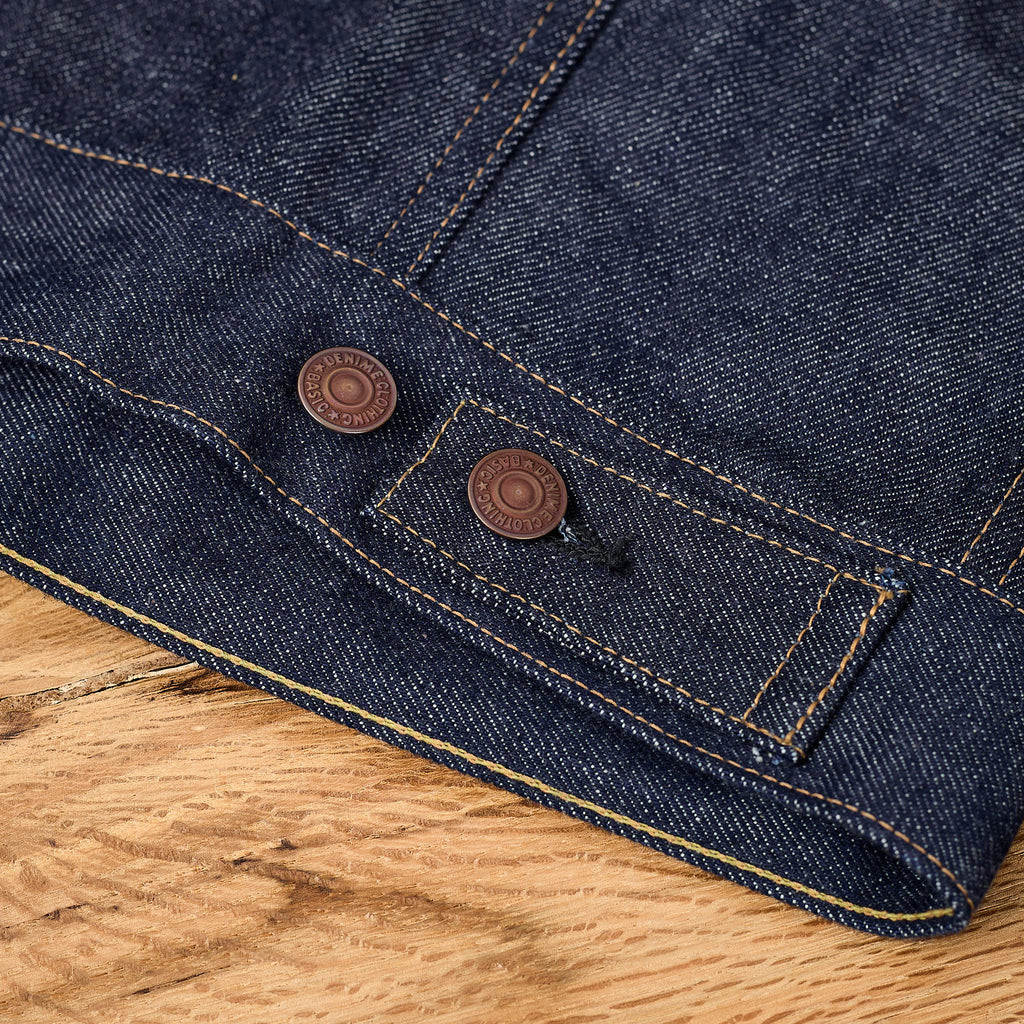 denime | lot. 233 3rd type denime "d" jacket indigo - non wash - Bild 5