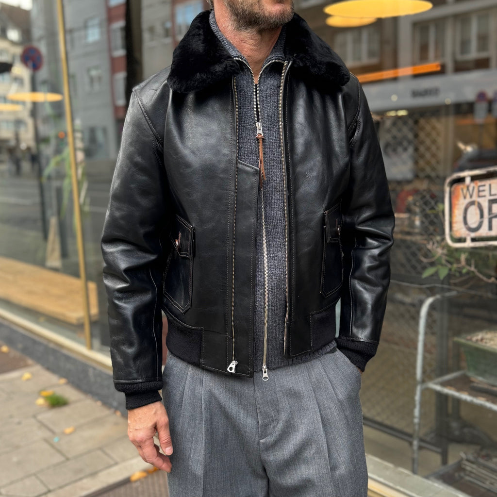 double helix | type g-1 flight jacket - black - Bild 3