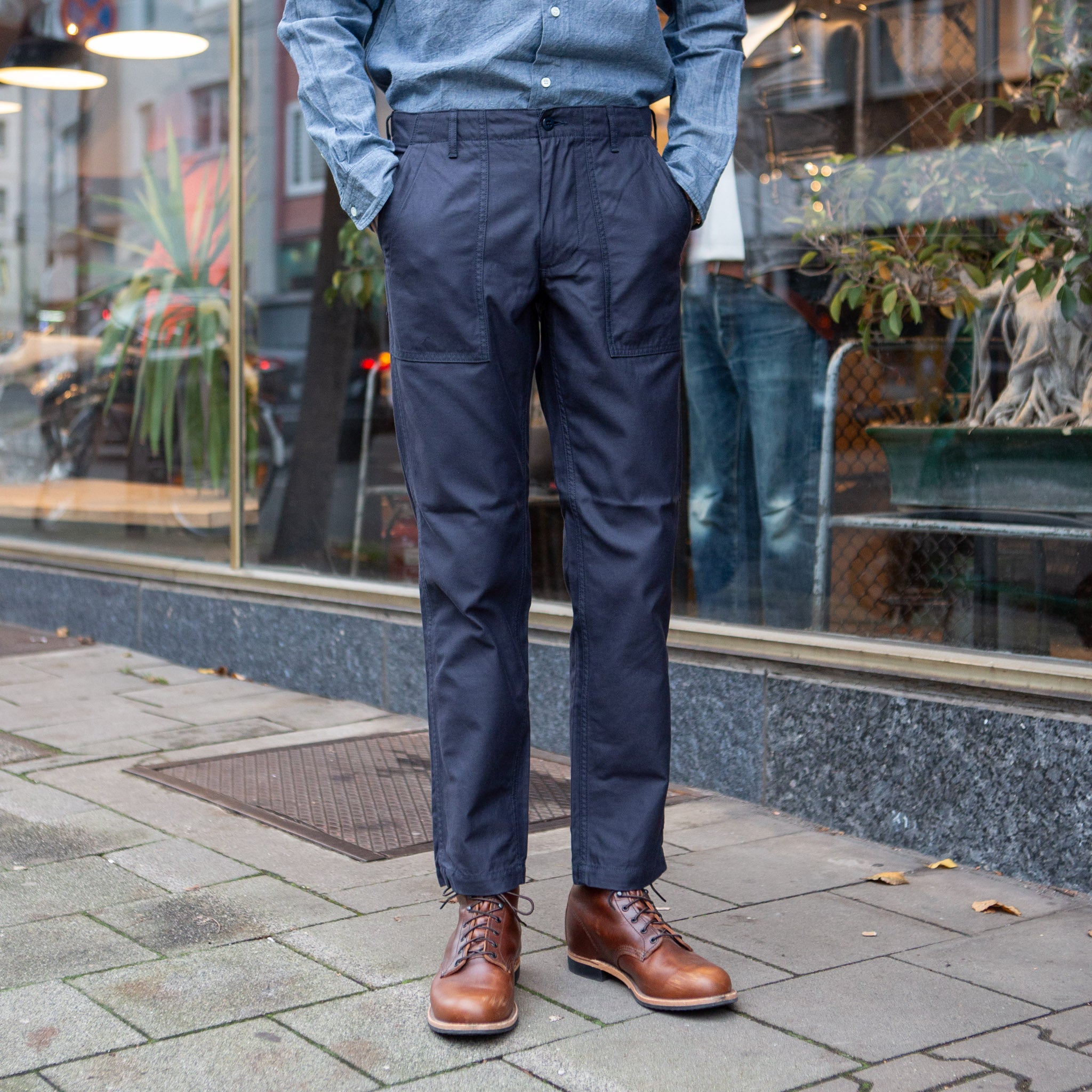 fob factory | f0431 baker pants - navy – stuf|f-official