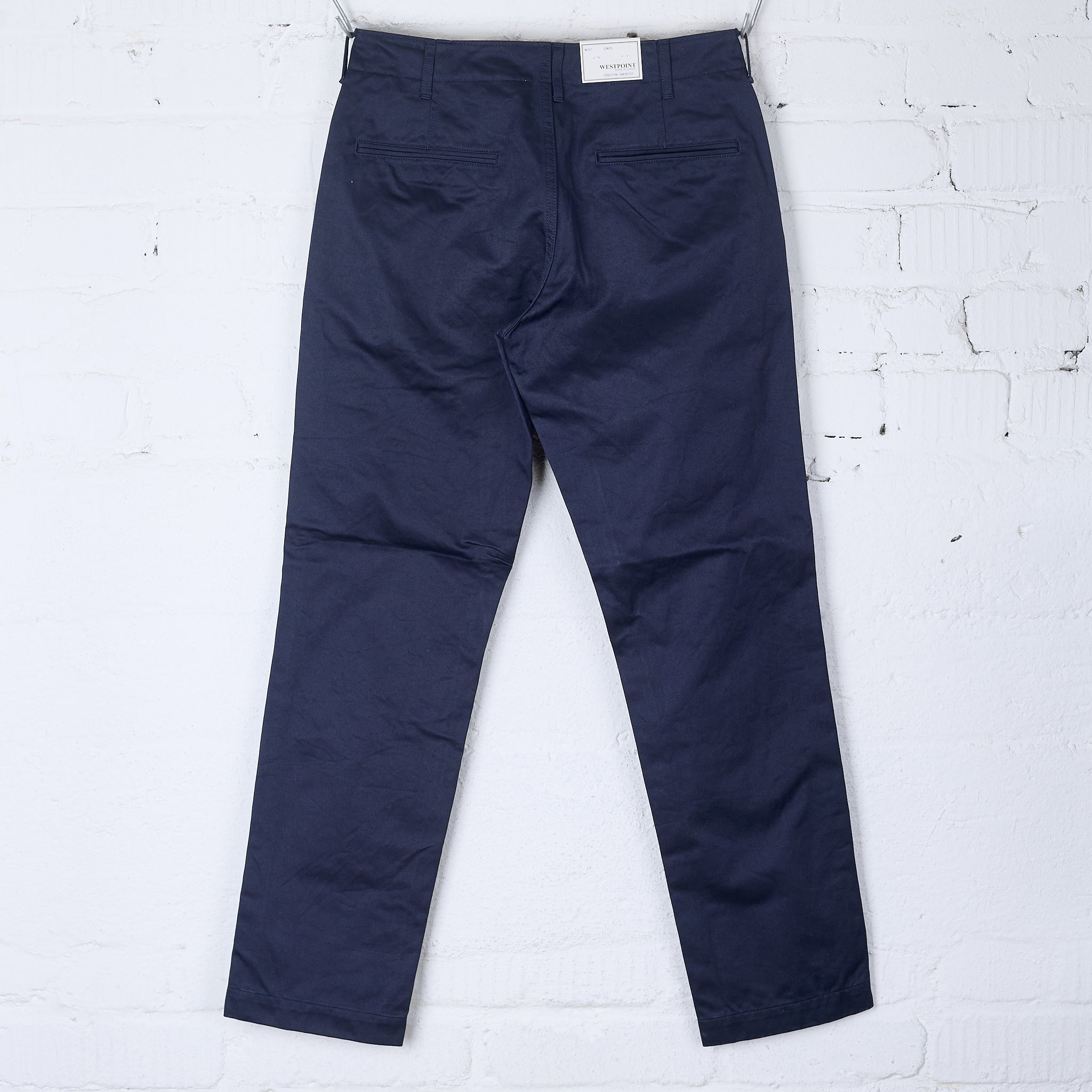 fob factory | f0514 narrow u.s. trousers - navy – stuf|f-official