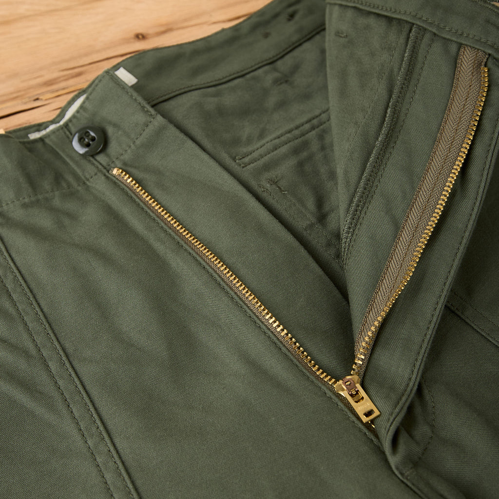 fob factory | f0540 baker pants type 2 - olive - Bild 3