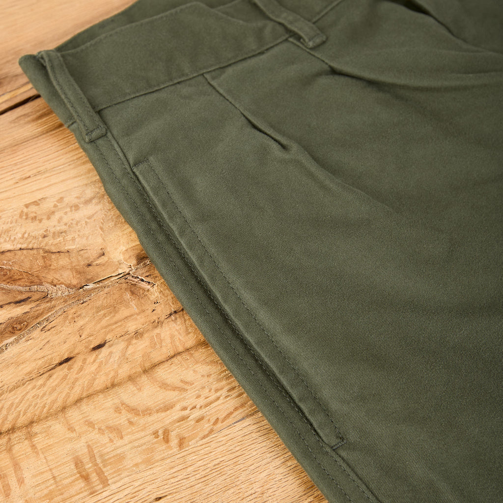 fob factory | f0543 moleskin trousers - olive - Bild 4