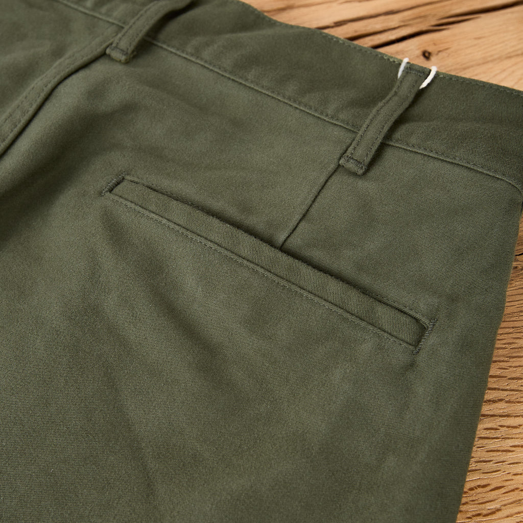 fob factory | f0543 moleskin trousers - olive - Bild 5
