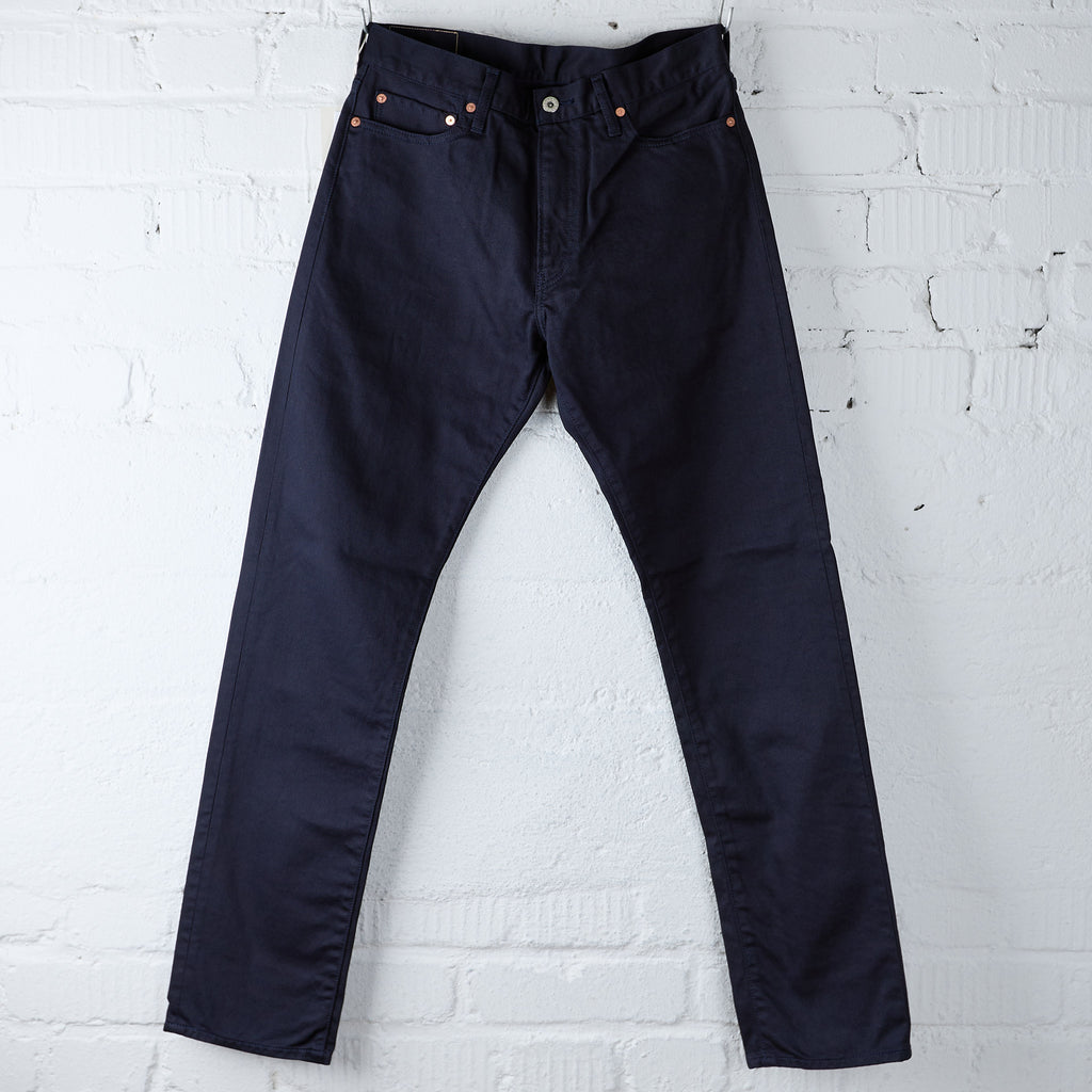 fob factory | f1134 pique 5p pant - navy