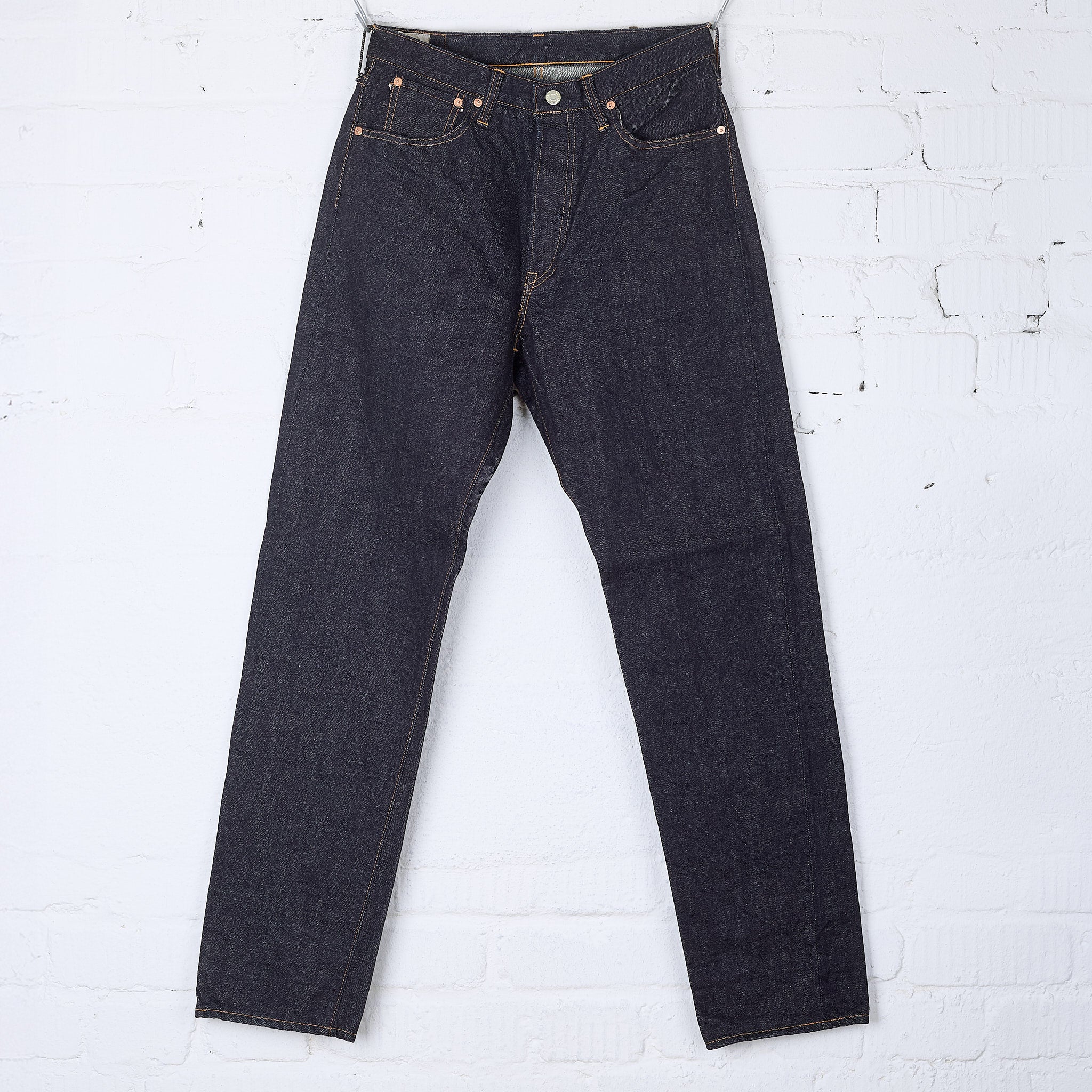 fob factory | f153 14.75oz selvedge denim tapered - indigo – stuf
