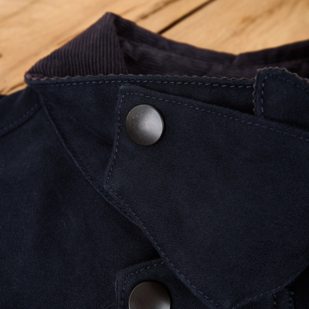 fob factory | f2361 moleskin riding jk - navy - Bild 4