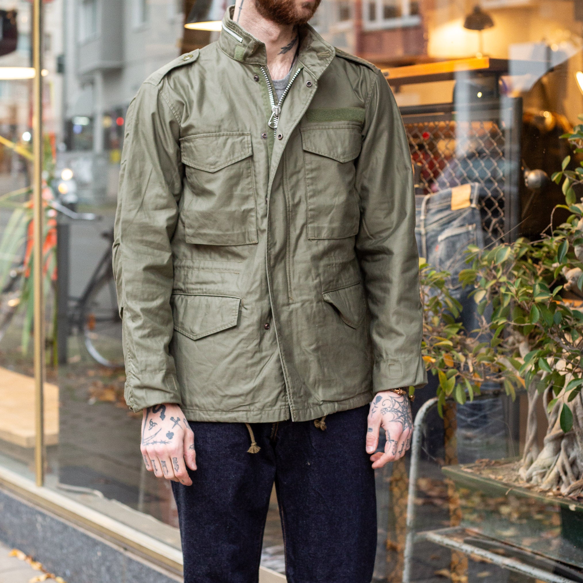 ジャケット・アウター FOB FACTORY M65 L fob-factory-f2418-m-65-field-