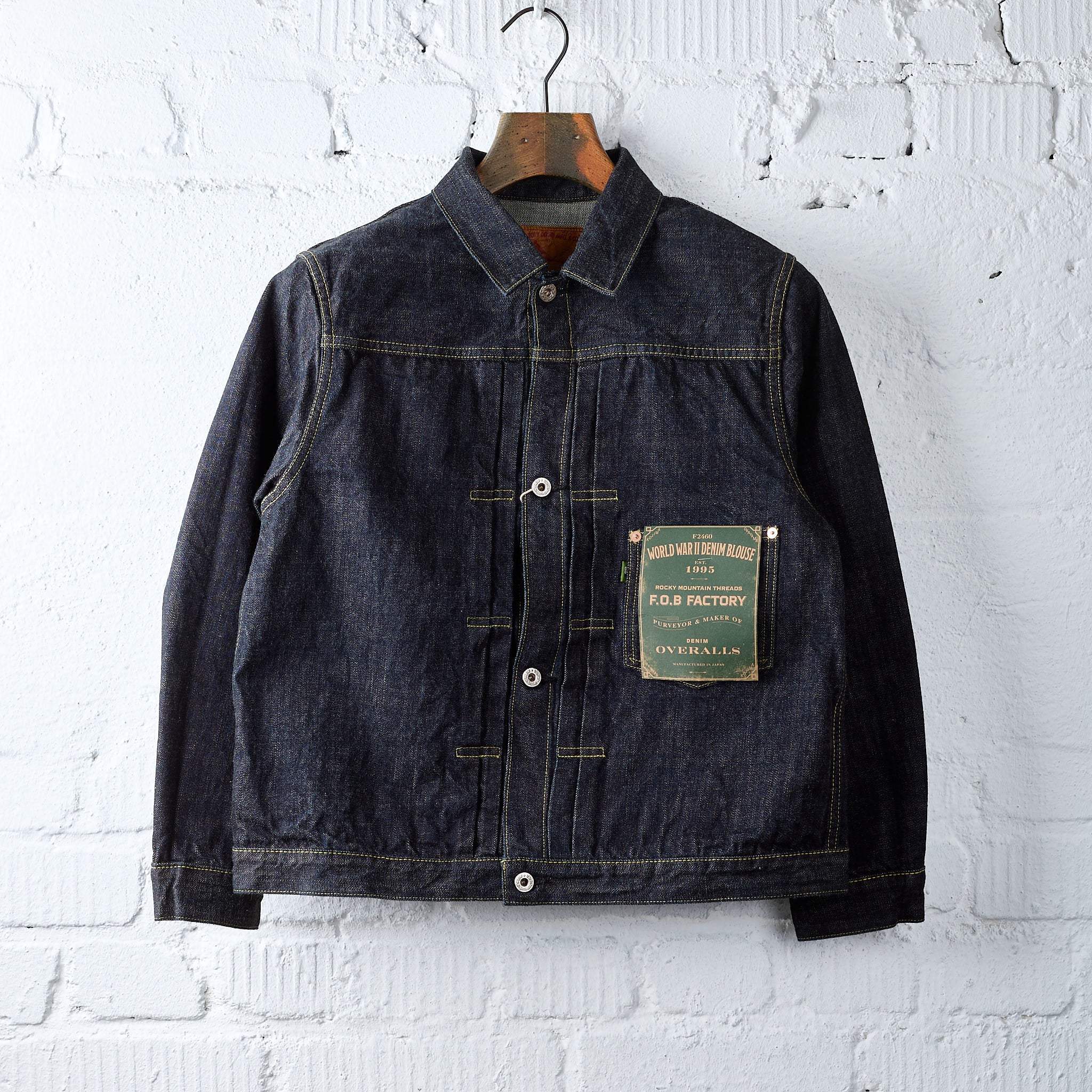 fob factory | f2460 wwll denim blouse – stuf|f-official