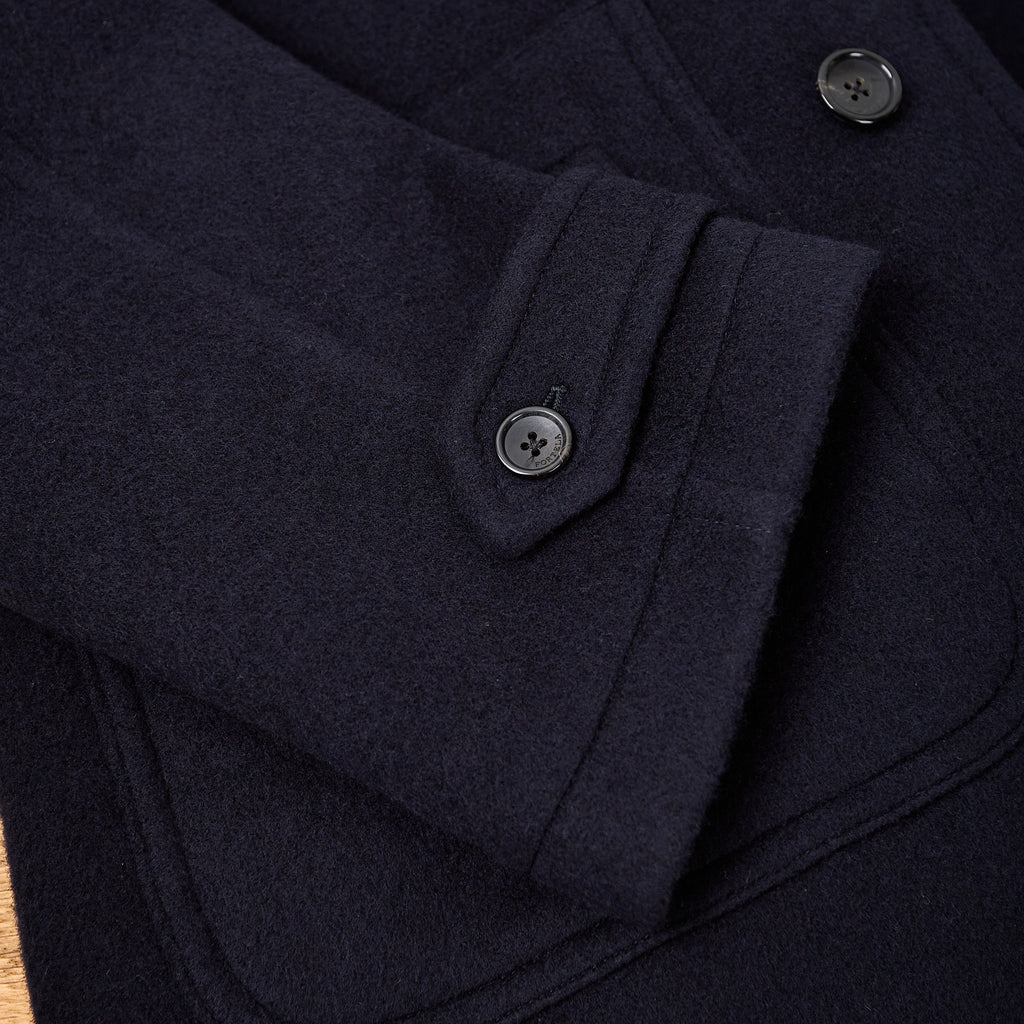 fortela | amedeo-ma477 single-breasted wool coat - blue - Bild 7