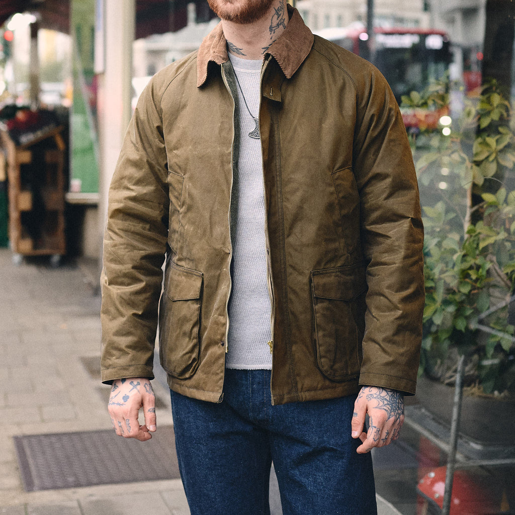 fortela | bristol jacket canvas waxed - beige - Bild 2