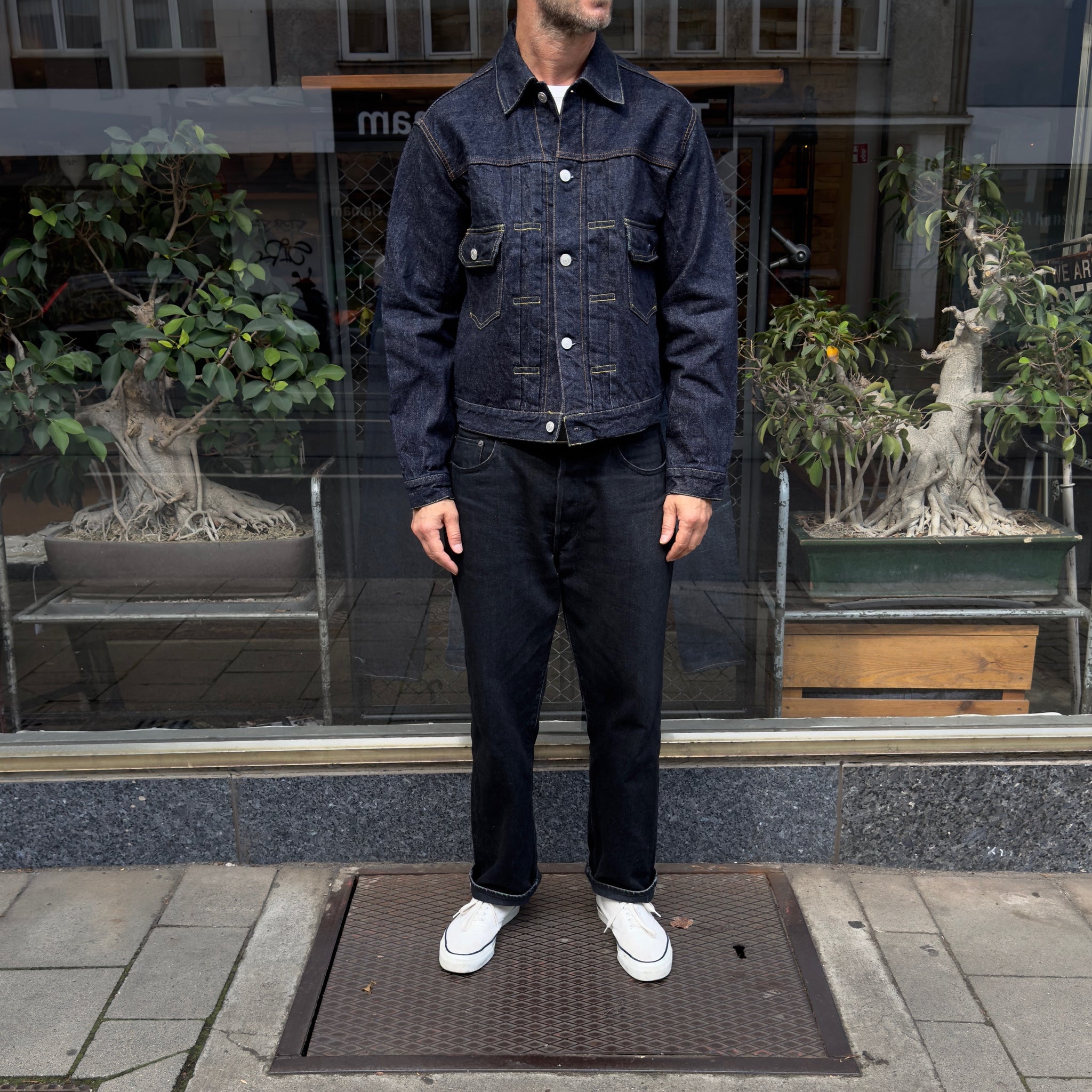 fortela | cisco-gd003 indigo denim jacket - made in japan – stuf|f