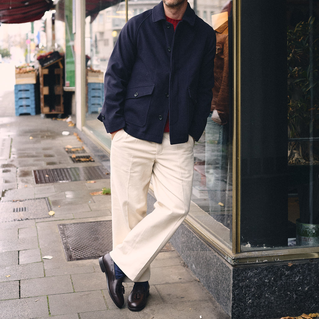 fortela | roger-ma284 superfine wool jacket - blue - Bild 2