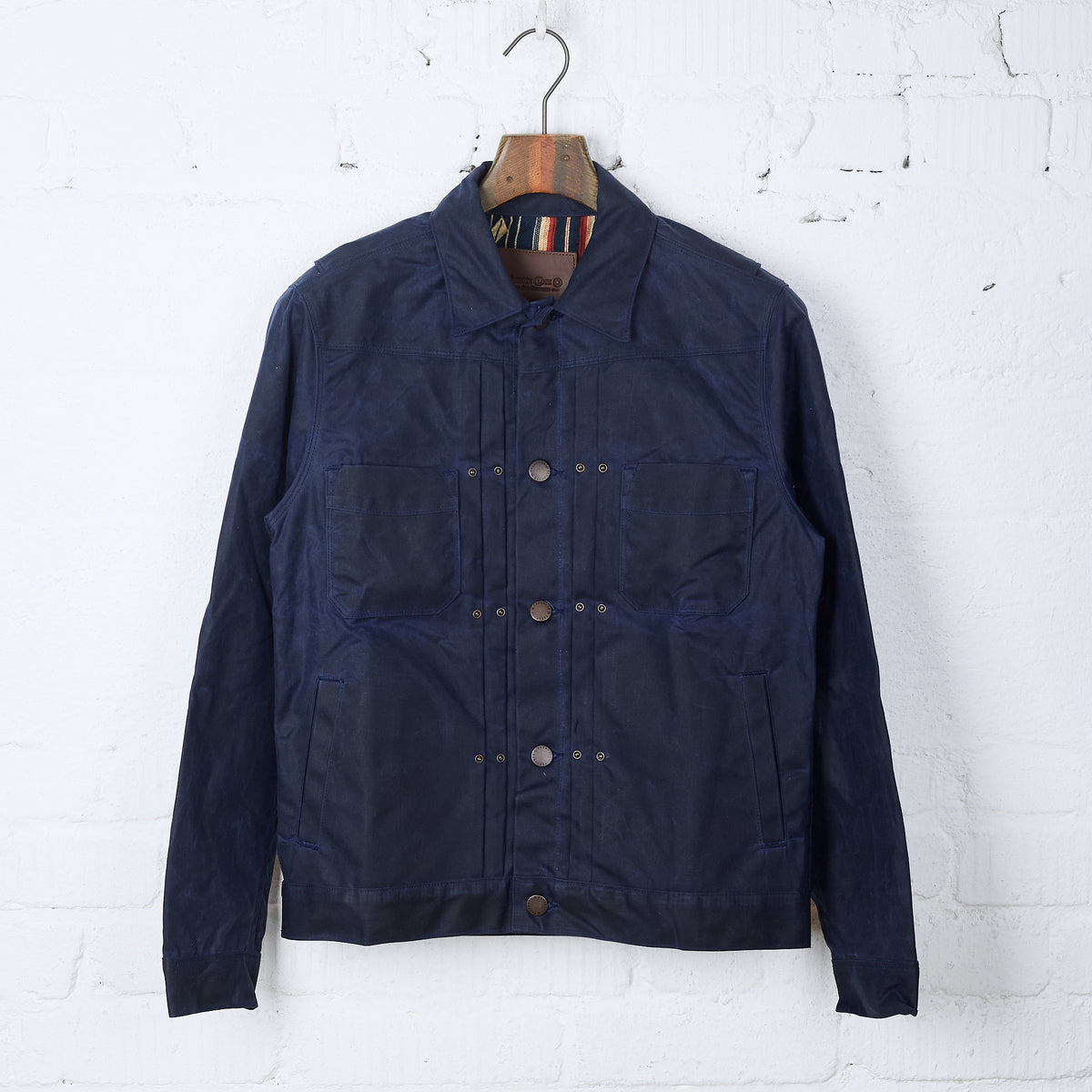 Styling Freenote Cloth Rider Jacket freenote cloth | riders jacket waxed canvas - navy – stuf|f-official