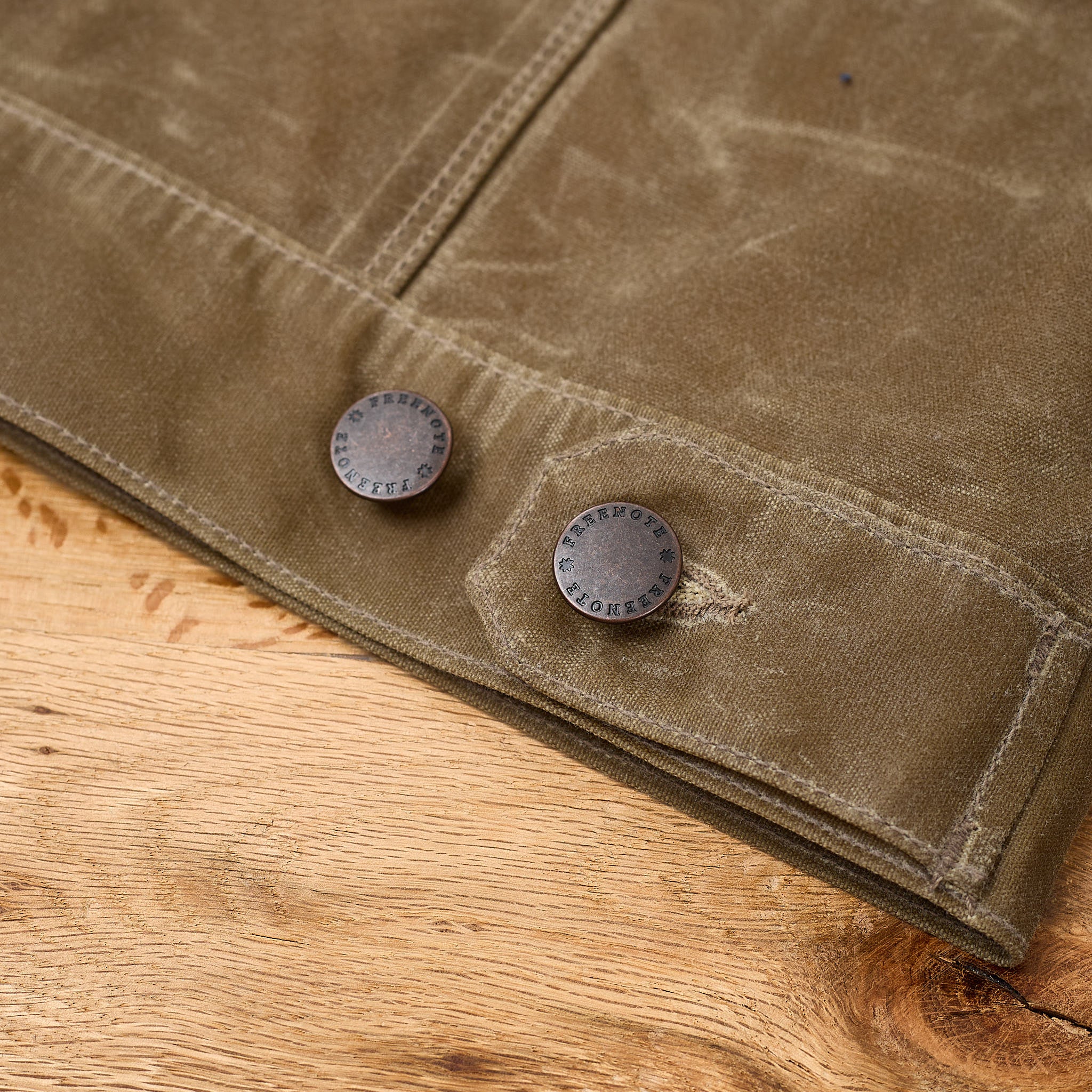 freenote cloth | riders jacket waxed canvas - tobacco brown interior ...